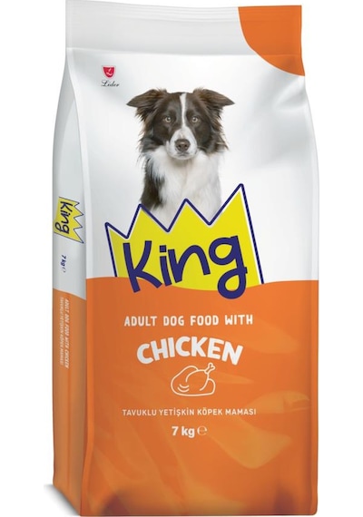 King Tavuklu Yetişkin Köpek Maması 7 Kg