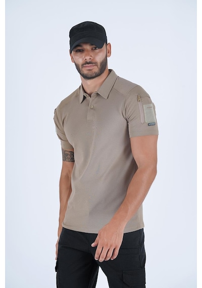 Combat Tactical T-shırt Tactıcal K.kol Pike - 802-961-bej Bej