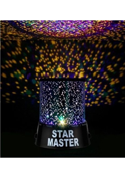 Dodes Duvara Işık Yıldız Yansıtan Star Master Gece Lambası Çok Renkli