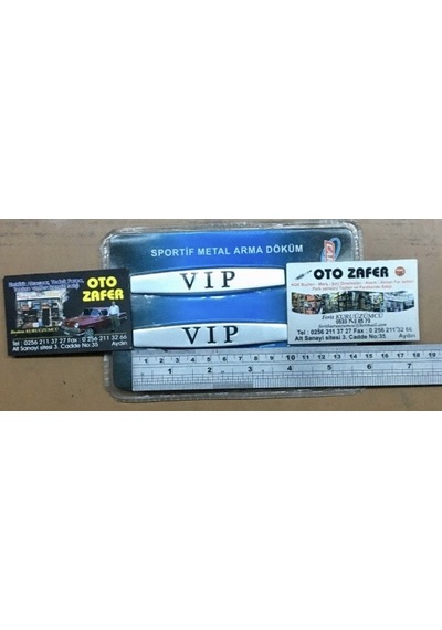 Carub Arma Vıp Yazı Metal Grey 2Li