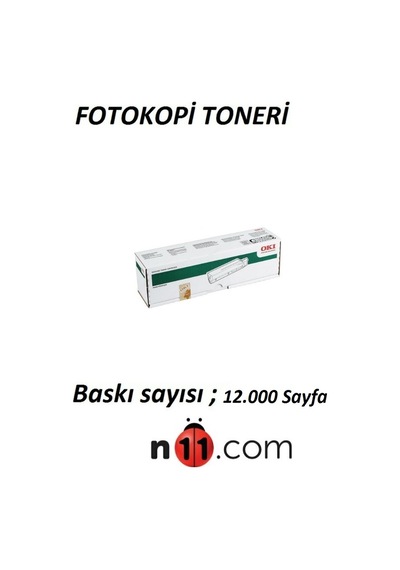 Fotokopitoneri Oki B412 / B432 / B512 Siyah Toner 45807121