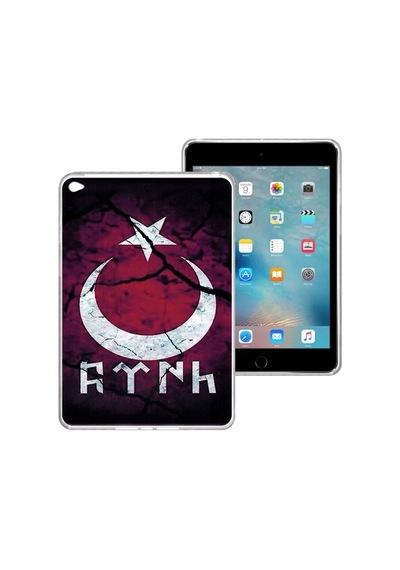 Apple Uyumlu iPad  Mini 4 Baskılı Silikon Kılıf Bk-6