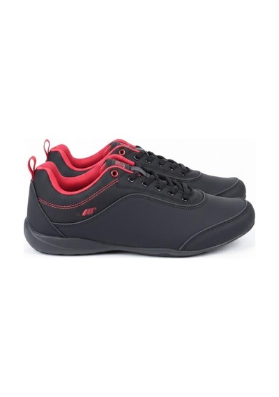 M.P 252 7332 Rahat Esnek Sneaker Erkek Ayakkabı Siyah - Kırmızı