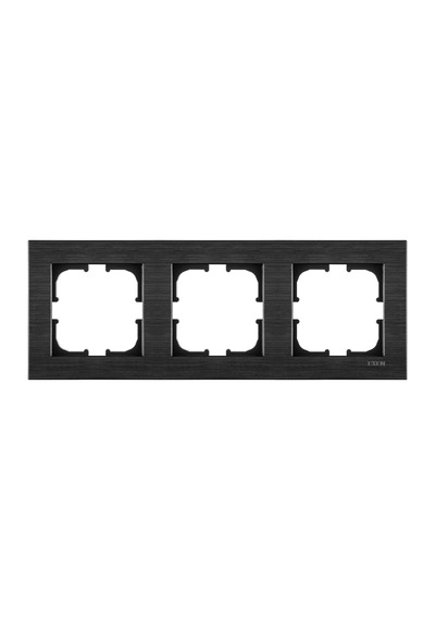 Exen Comfort Space Black Üçlü Çerçeve