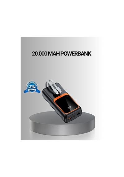 Powerbank 20000 Mah Yüksek Kapasiteli Ve 22.5w Hızlı Şarj Destekli