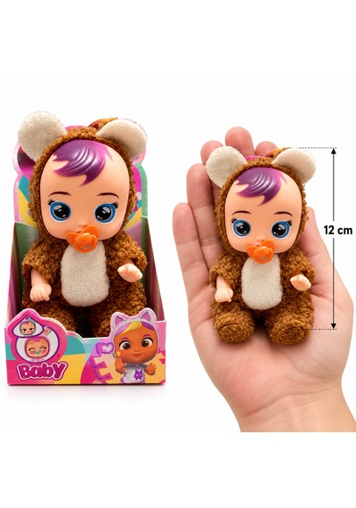 Lovely Peluş Kostümlü Mini Bebek Oyuncak 12 Cm Yeşil
