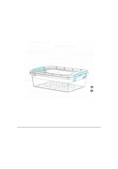 9 Lt. Midi Box Saklama Kabı No:5 Royaleks-ak247 .