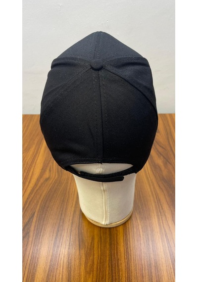 Then Özel Nakışlı Gabardin Kumaş Unisex Cap Şapka Siyah