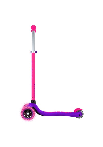 Globber Primo Plus Işıklı Scooter - Neon Pembe