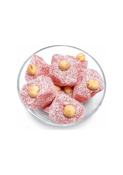 Lokum Fındıklı Çilekli - 250 Gr