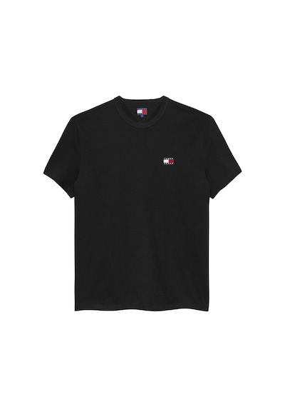 Tommy Hilfiger Tjm Reg Badge Tee Ext Erkek Siyah T-shirt - Dm0dm20322