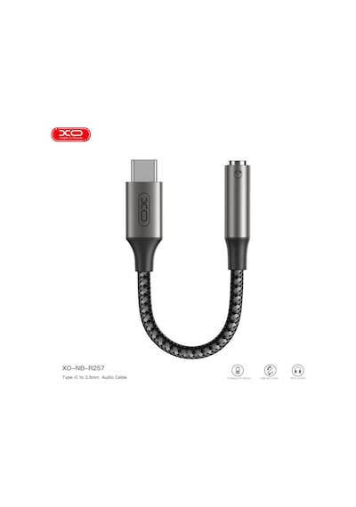 Type-c To 3.5mm Aux Jack Kulaklık Ve Ses Dönüştürücü Adaptör Kablo