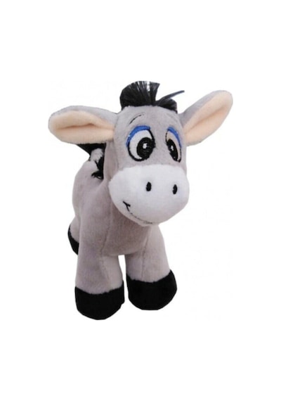 Sevimli Peluş Oyuncak Eşek 15 Cm Gri