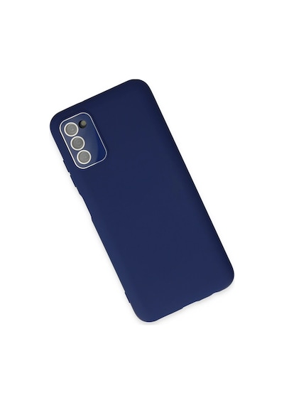 Ilkeshop Newface Samsung Galaxy Uyumlu A03s Kılıf Lansman Glass Kapak - Sky Blue