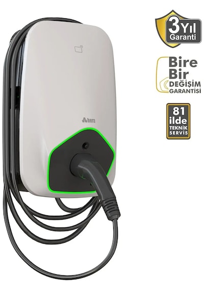 Hera Chargepack Bc32a Smart Type2 Kablo 32a 22kw Rfıd Wifi Ethernet Bluetooth 22 kw