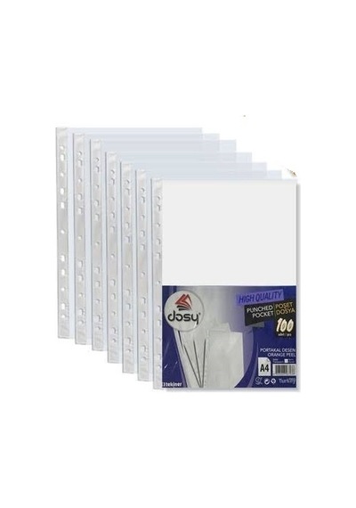 Dosy Poşet Dosya 100'lü 3 Paket 300 Adet
