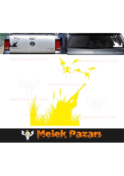 Ördek Avcısı Sticker, Avcılık Oto Sticker