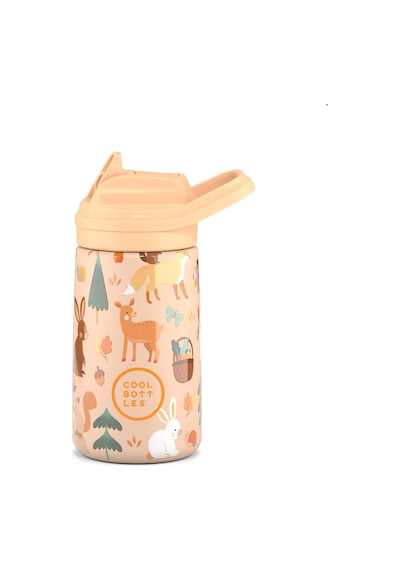 Cool Bottles The Kiddie Bottle Woodland Buddies Pipetli Termos Suluk 350 Ml Çok Renkli