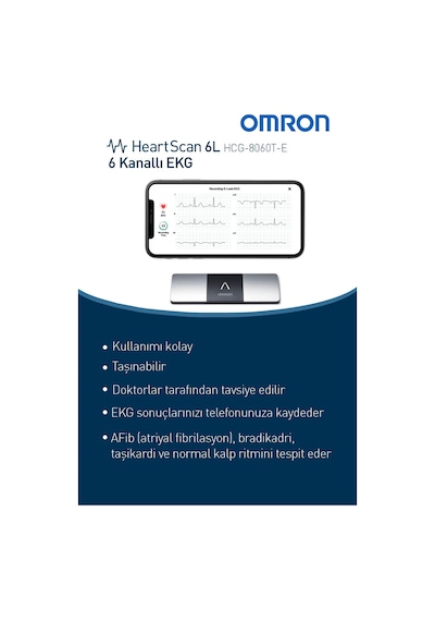 Omron Heartscan 6l - 6 Kanallı Ekg Ölçüm