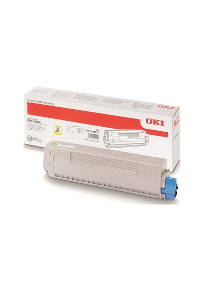 Oki 45862837 Sarı Toner / Mc853 / Mc873/ Mc883 7.300 Sayfa
