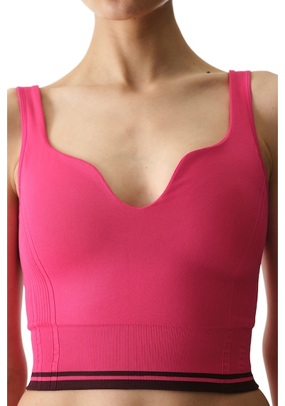Penti Pembe Seamless Dikişsiz Kalp Yaka Çıkarılabilir Pedli Spor Sütyeni