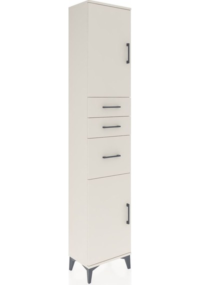 Arges Dolap 3 Raflı 3 Çekmeceli 2 Kapaklı 44x30x221 Aytaşı-ay... Aytaşı