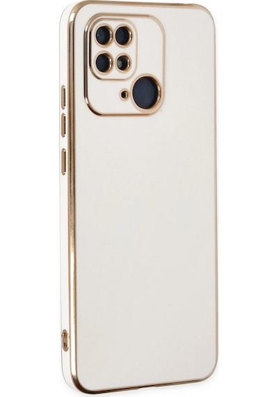 Ilkeshop Newface Xiaomi Redmi 10c Kılıf Volet Silikon - Beyaz