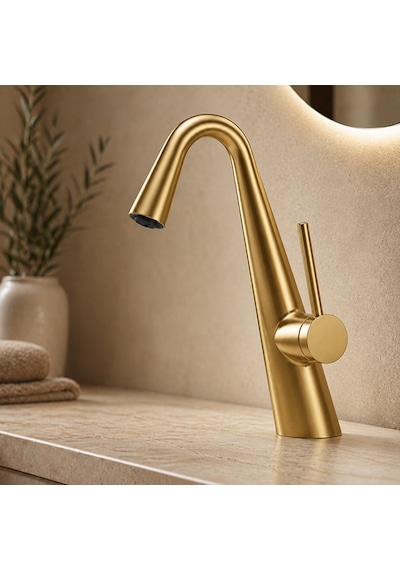 Fg-4512 Mat Altın Lavabo