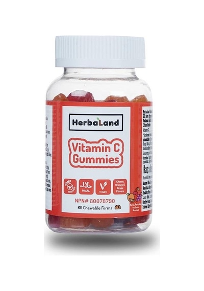 Herbaland Gummies Vitamin C Kids 60 Chewable Forms