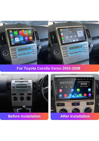 Exvol Toyota Verso 2004-2009 Android Multimedya 2/32gb 9inc Hdıps