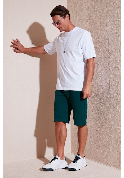 Buratti Belden Bağlamalı Pamuklu Cepli Regular Fit Erkek Short 5908041 Hunter Buratti Belden Bağlamalı Pamuklu Cepli Regular Fit Erkek Short 5908041 Hunter