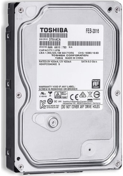 Toshiba DT01ACA100 1 TB 7200RPM Sata 3.0 32 Mb 3.5" Sabit Disk