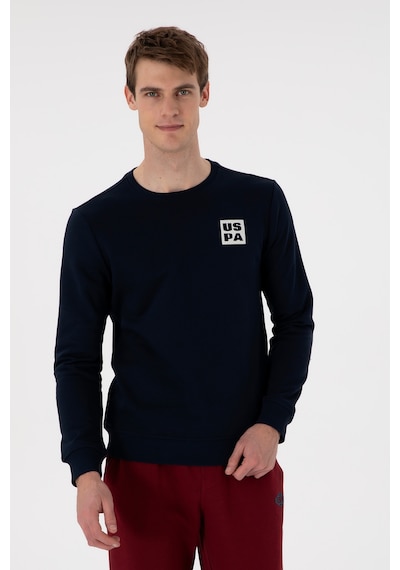 U.S. Polo Assn. Erkek Regular Fit Bisiklet Yaka Lacivert Sweatshirt 50293456-VR033