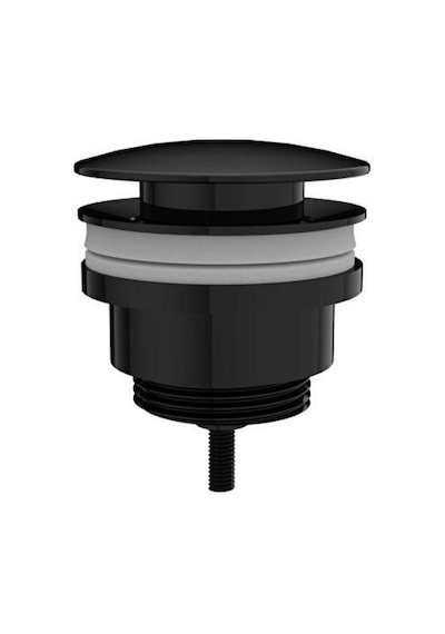VitrA Universal Basmalı Lavabo Yuvarlak Süzgeci Parlak Siyah A4514939