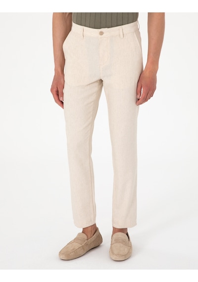 Pierre Cardin Erkek Bej Pantolon Kanvas-chino 50301754-vr011