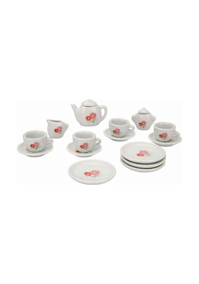 2168 Çay Seti 17 Prç Pors 4a Pembe