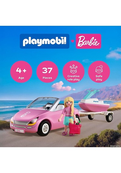 Playmobil X Barbie Convertible 72123
