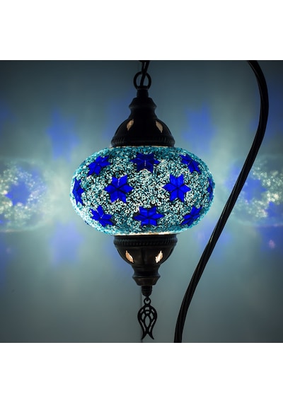 Dekoratif Doğum Günü Hediyesi Renkli  Desenli Dekoratif Abajur