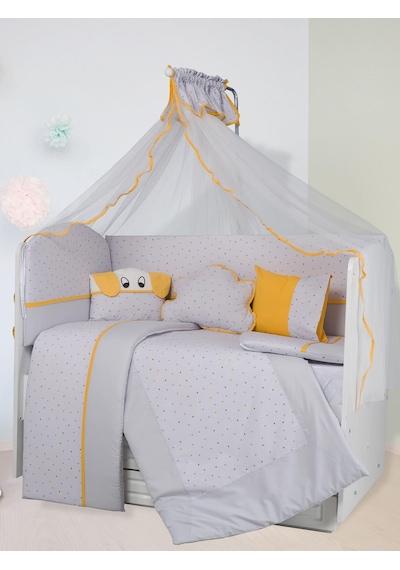 Aras Bebe Joli Uyku Seti 60x120 CM - Gri