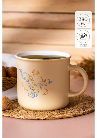 Emsan Bird Kupa 380 Ml Bej
