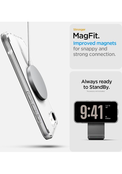 Apple Uyumlu iPhone 16e Şeffaf Magsafe Kılıf Safe Şeffaf