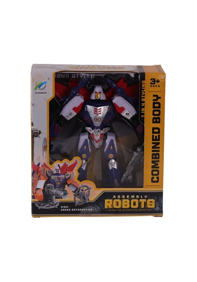 339-20 339-21 4 Farklı Asorti Dönüşebilen Robotlar Çok Renkli