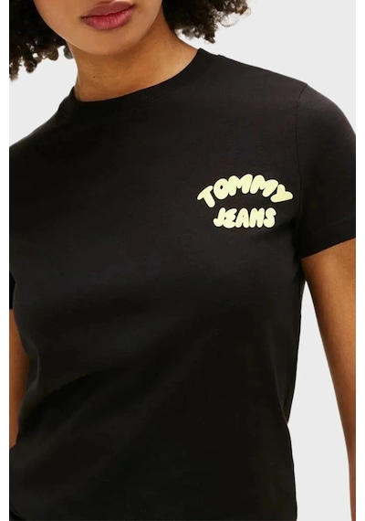 Tommy Jeans Logolu % 100 Pamuk Regular Fit Bisiklet Yaka T Shirt Bayan T Shirt Dw0dw22310 Bds Siyah Tommy Jeans Logolu % 100 Pamuk Regular Fit Bisiklet Yaka T Shirt Bayan T Shirt Dw0dw22310 Bds Siyah