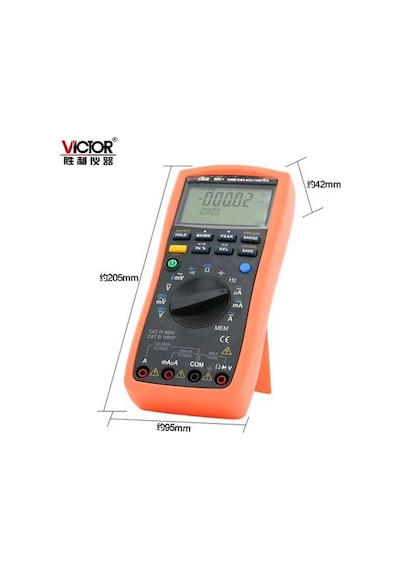 Vıctor 98c+ Akıllı Dijital Multimetre 4-1/2 Hane Usb & 2.4g Kablosuz Veri Aktarım Fonksiyonlu