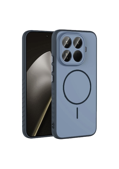 Xiaomi 15t Pro Kılıf Kamera Lens Korumalı Magsafe Destekli Silikon Pazarplus Gümüş