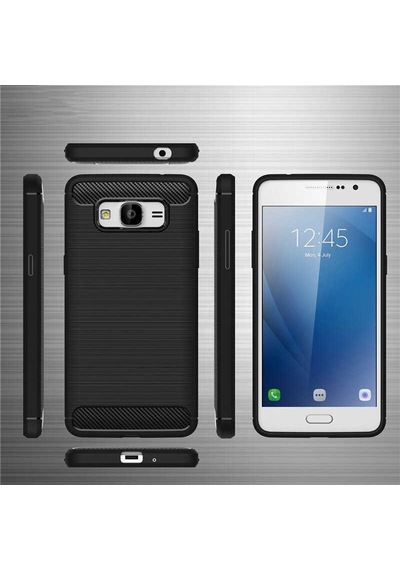 Samsung Uyumlu Galaxy J2 Prime Kılıf Zore Room Silikon Kapak Siyah