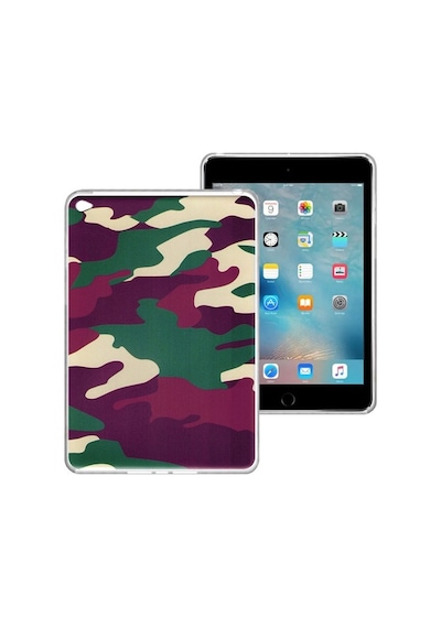 Apple Uyumlu iPad  Mini 4 Baskılı Silikon Kılıf Bk-5