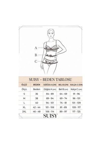 Suısy Daisy Whisper Papatya Desenli Dantel Detaylı İç Giyim Takımı Pembe