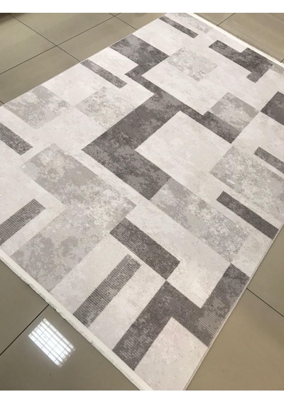 Merinos Halı Vista 76585 096 Serisi Triko Akrilik Salon Oturma Yatak Odası Halısı Gri