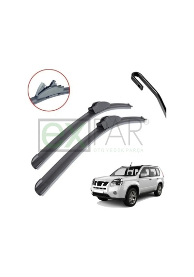 Nissan X-trail Ön Cam Silecek Süpürgesi Takımı 2007 - 2014 Xtrail Ön Silecek Sağ Sol